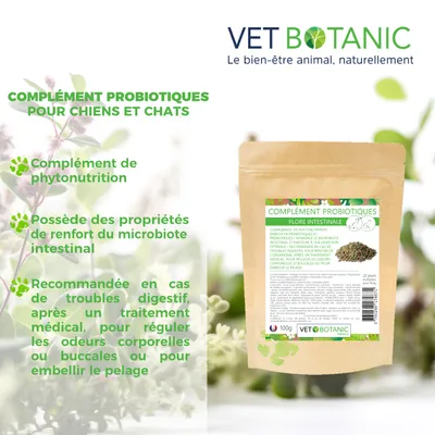 Complément probiotique chiens / chats