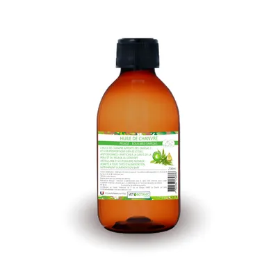 HUILE DE CHANVRE – Pelage et équilibre omégas chiens et chats