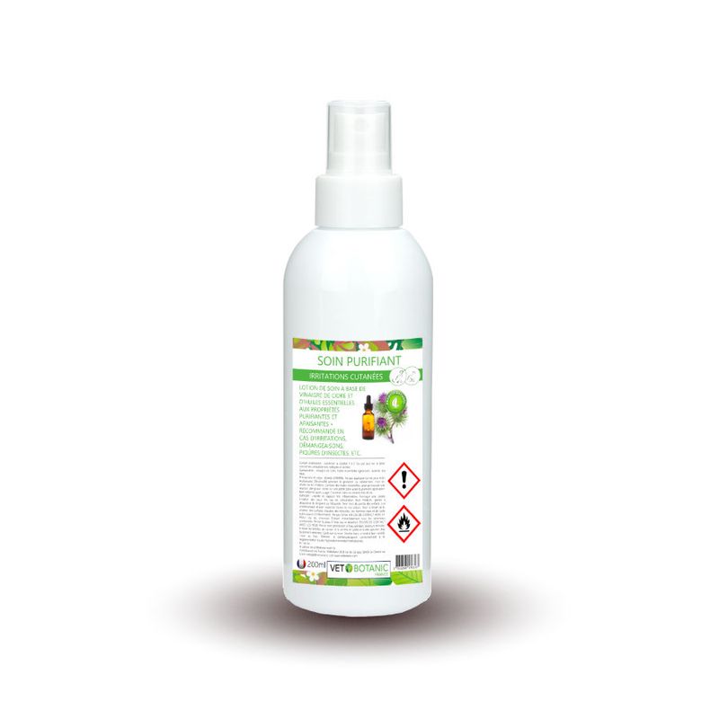 SOIN PURIFIANT - Irritations cutanées chiens et chats