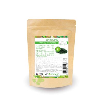 FRIANDISES CHIENS à la spiruline et sans céréales