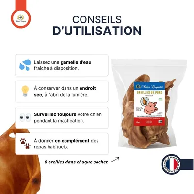 France Croquettes - Oreilles de Porc XXL