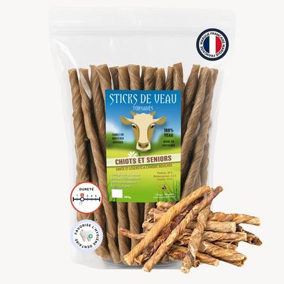 France Croquettes - Torsadés de veau - 100% naturel