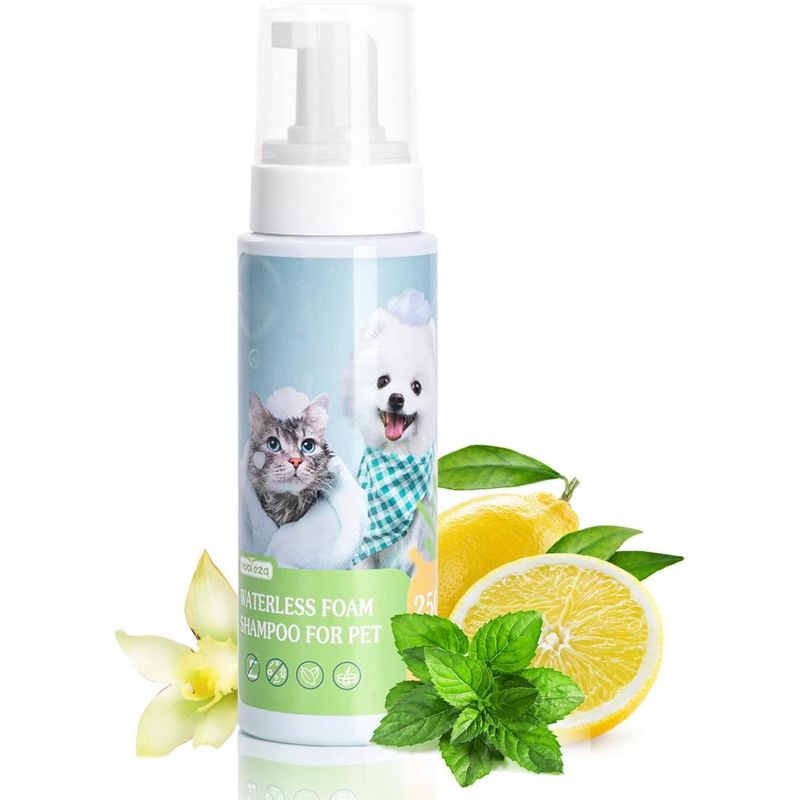 ZENITHMIND Shampooing moussant sec pour chien, chat et lapin