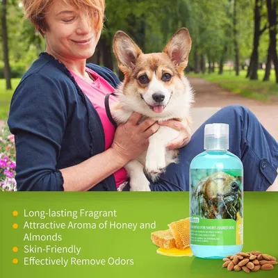 ZENITHMIND Shampooing pour chiots doux, parfumé aux amandes et au miel