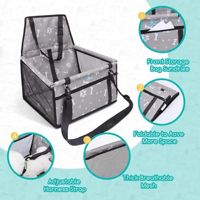 Nobleza -  Siège auto Chat Chien pour chien de petite et moyenne taille