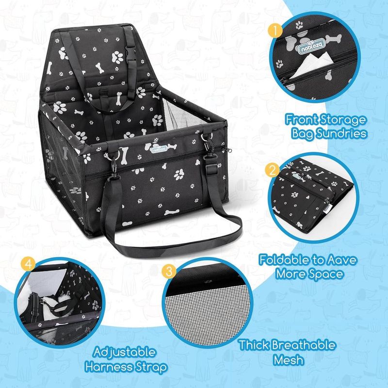 Nobleza -  Siège auto Chat Chien pour chien de petite et moyenne taille