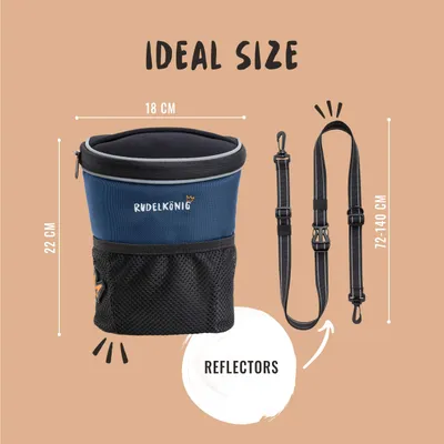 Rudelkönig Pochette à friandises pour chien