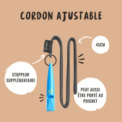 Rudelkönig Sifflet pour chien professionnel