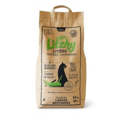 Eizhy - Litière Végétale et Compostable Litzhy à base de Landes Bretonnes