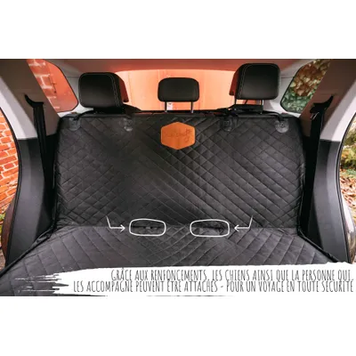 Rudelkönig Couverture siège arrière pour chiens