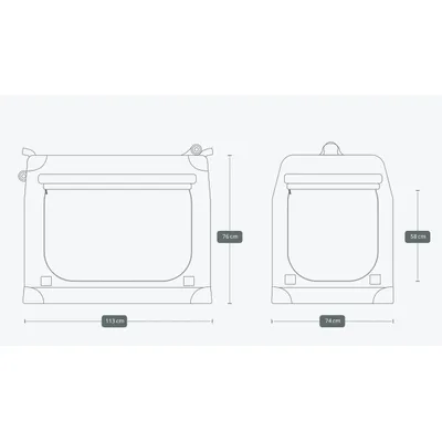 TrendPet TPX-Pro Caisse pliante pour chiens