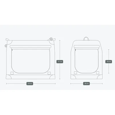 TrendPet TPX-Pro Caisse pliante pour chiens