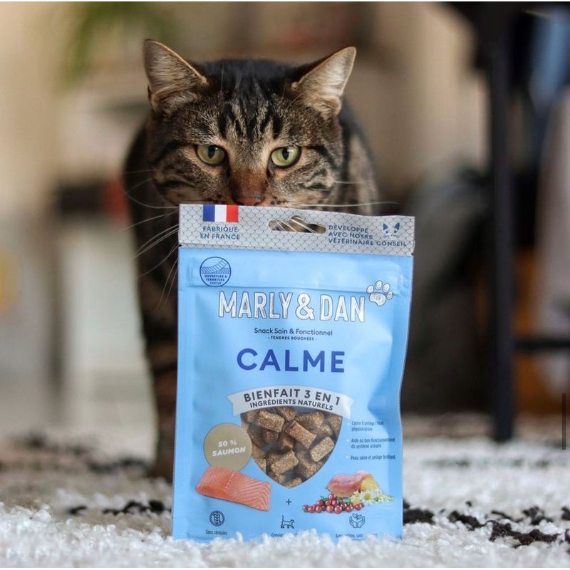 Marly & Dan - Friandises Sans Céréales "Calme" pour Chat
