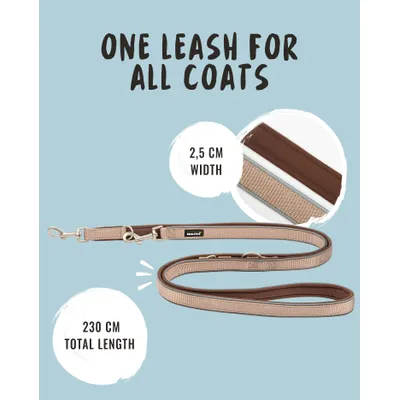 Rudelkönig Laisse pour chien Paola avec rembourrage réfléchissant