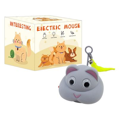 IntiMeg Jouet pour chat en forme de souris mobile