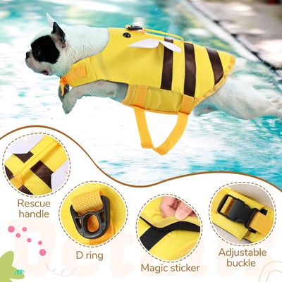 UAMLY Chalecos de seguridad para perros, trajes de baño