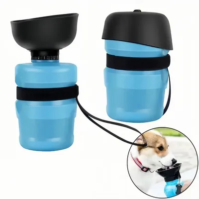 FurryFusion Bouteille de voyage pour animaux de compagnie 520 ml