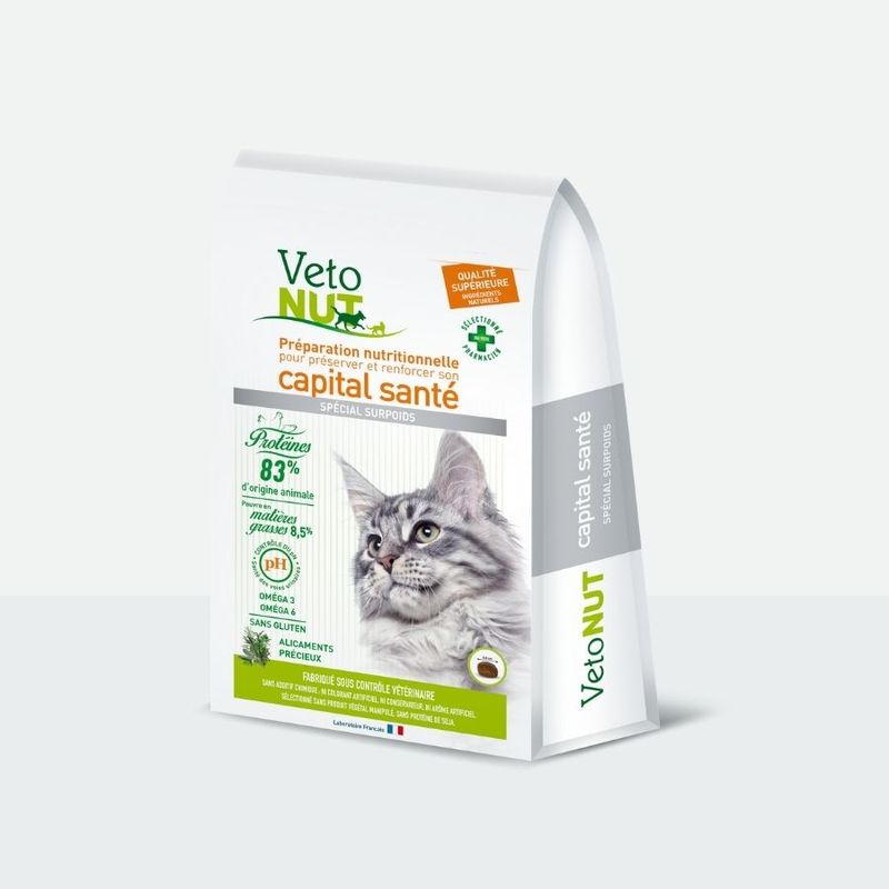 Croquettes Chat spécial surpoids - 1kg