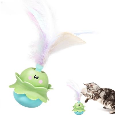IntiMeg Jouet oscillant pour chat avec plume