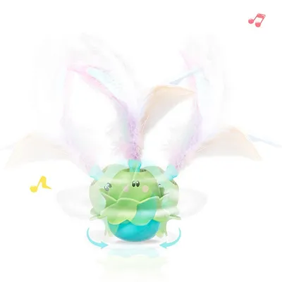 IntiMeg Jouet oscillant pour chat avec plume