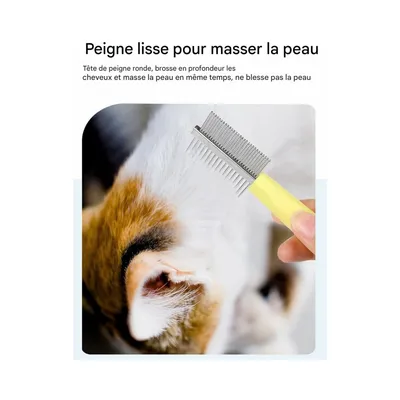 ZenPets Ensemble de peignes pour animaux de compagnie