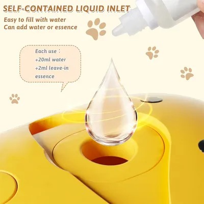 IntiMeg Brosse à vapeur pour chien et chat