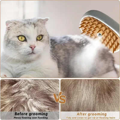 IntiMeg Brosse à vapeur pour chien et chat