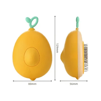 Zenpets Brosse pour chat avec bouton de déverrouillage