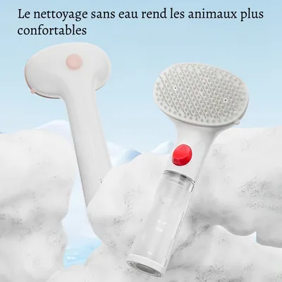 Petopia Brosse à mousse sans rinçage pour animaux de compagnie