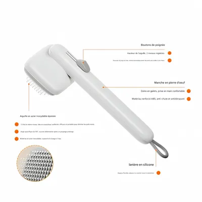 FurryFusion Brosse auto - nettoyante pour chien et chat