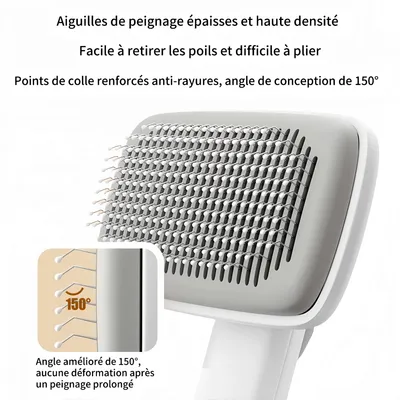 FurryFusion Brosse auto - nettoyante pour chien et chat