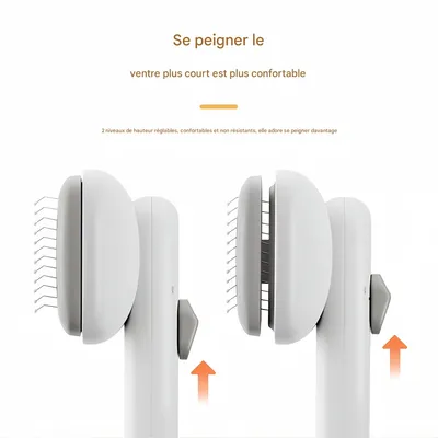 FurryFusion Brosse auto - nettoyante pour chien et chat