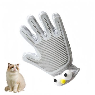 Zenpets Gants de toilettage pour animaux gris