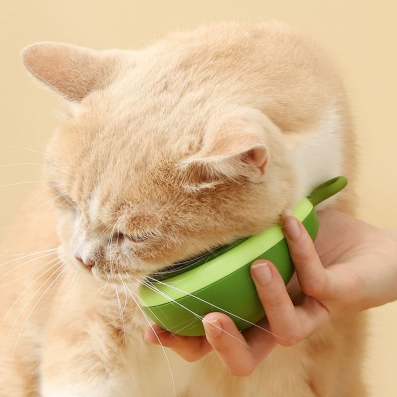 Zenpets Brosse pour chat avec bouton de déverrouillage