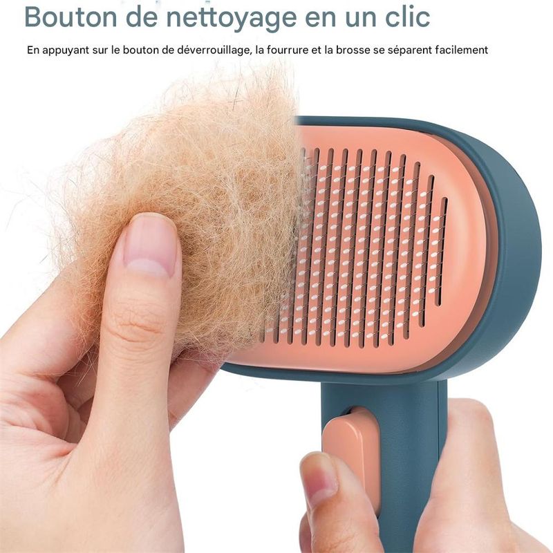 IntiMeg Brosse autonettoyante pour chat et chien