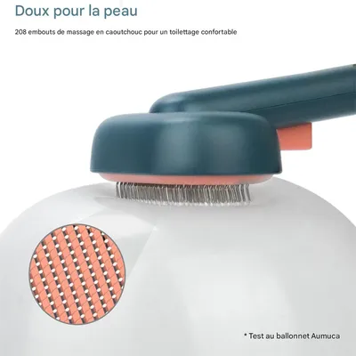 IntiMeg Brosse autonettoyante pour chat et chien
