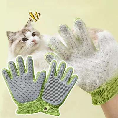 Zenpets Gants de toilettage pour animaux
