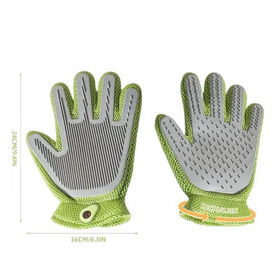 Zenpets Gants de toilettage pour animaux