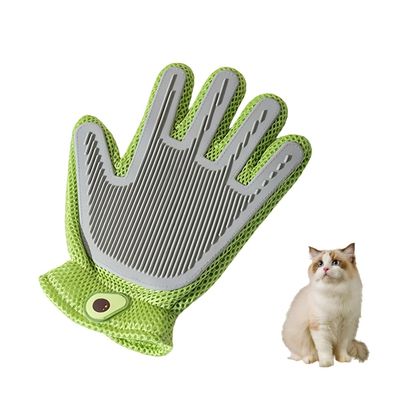 Zenpets Gants de toilettage pour animaux vert
