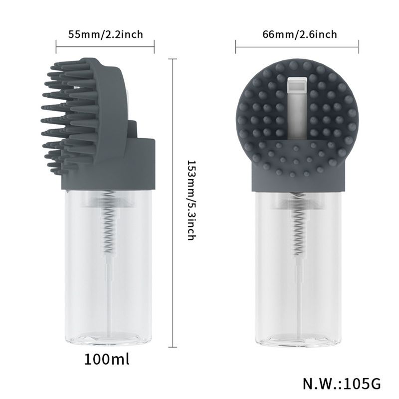 ZenPets Brosse moussante pour animaux de compagnie