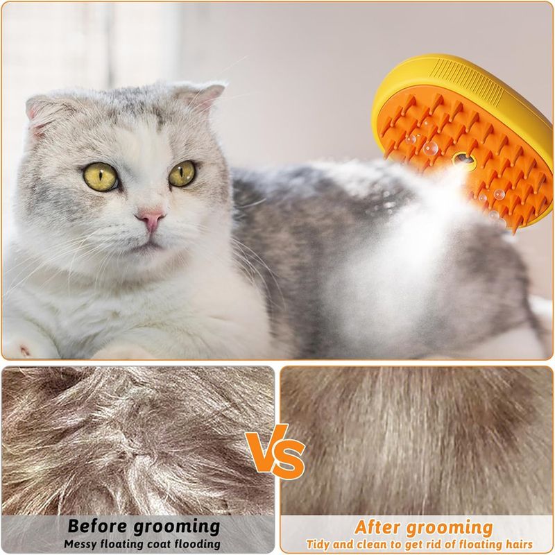 IntiMeg Brosse à vapeur pour chien et chat