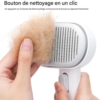 IntiMeg Brosse autonettoyante à vapeur pour chat