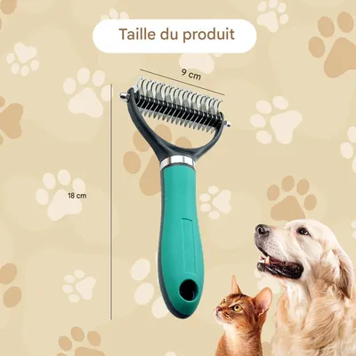 IntiMeg Brosse de toilettage pour chien et chat