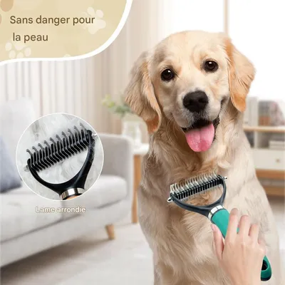 IntiMeg Brosse de toilettage pour chien et chat