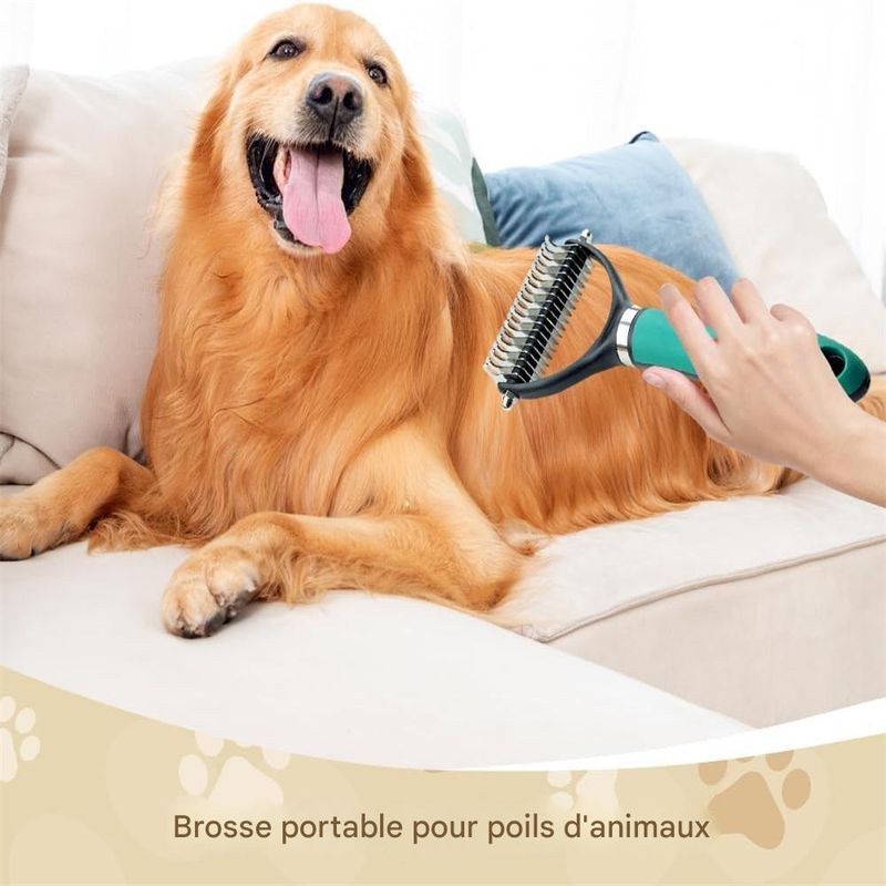 IntiMeg Brosse de toilettage pour chien et chat