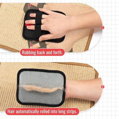 UAMLY Gants magnétiques pour éliminer les poils d'animaux de compagnie