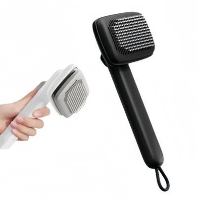 FurryFusion Brosse auto - nettoyante pour chien et chat FurryFusion Brosse auto - nettoyante pour chien et chat