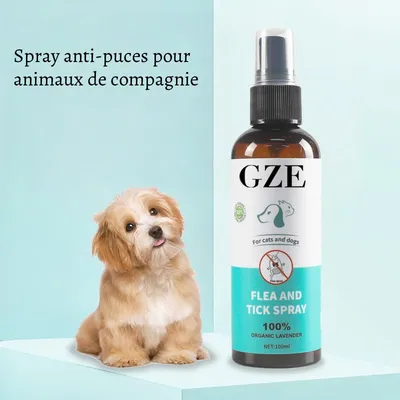 Petopia Spray antipuces pour animaux de compagnie de 100 ml