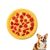 Petopia Jouet à pizza en peluche pour chien et chat