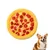 Petopia Jouet à pizza en peluche pour chien et chat Petopia Jouet à pizza en peluche pour chien et chat
